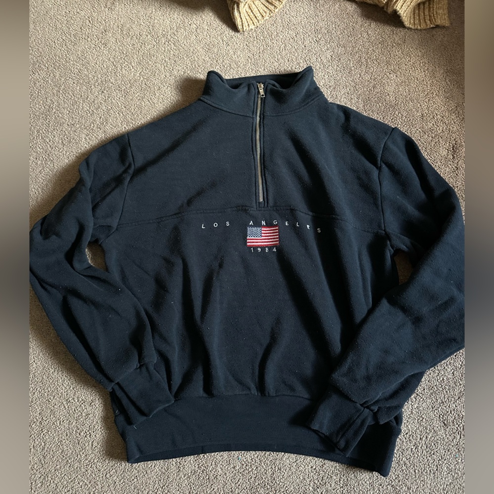 Brandy Melville quarter zip sweater